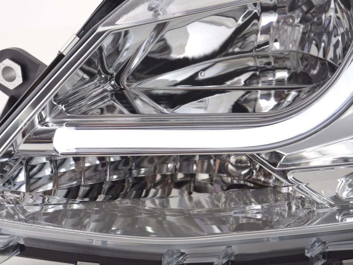 Scheinwerfer Set Daylight LED Tagfahrlicht VW Jetta 6 ab 2011 chrom Scheinwerfer Set Daylight LED Tagfahrlicht VW Jetta 6 ab 2011 chrom